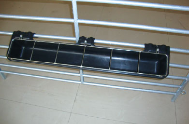 Plastic long trough